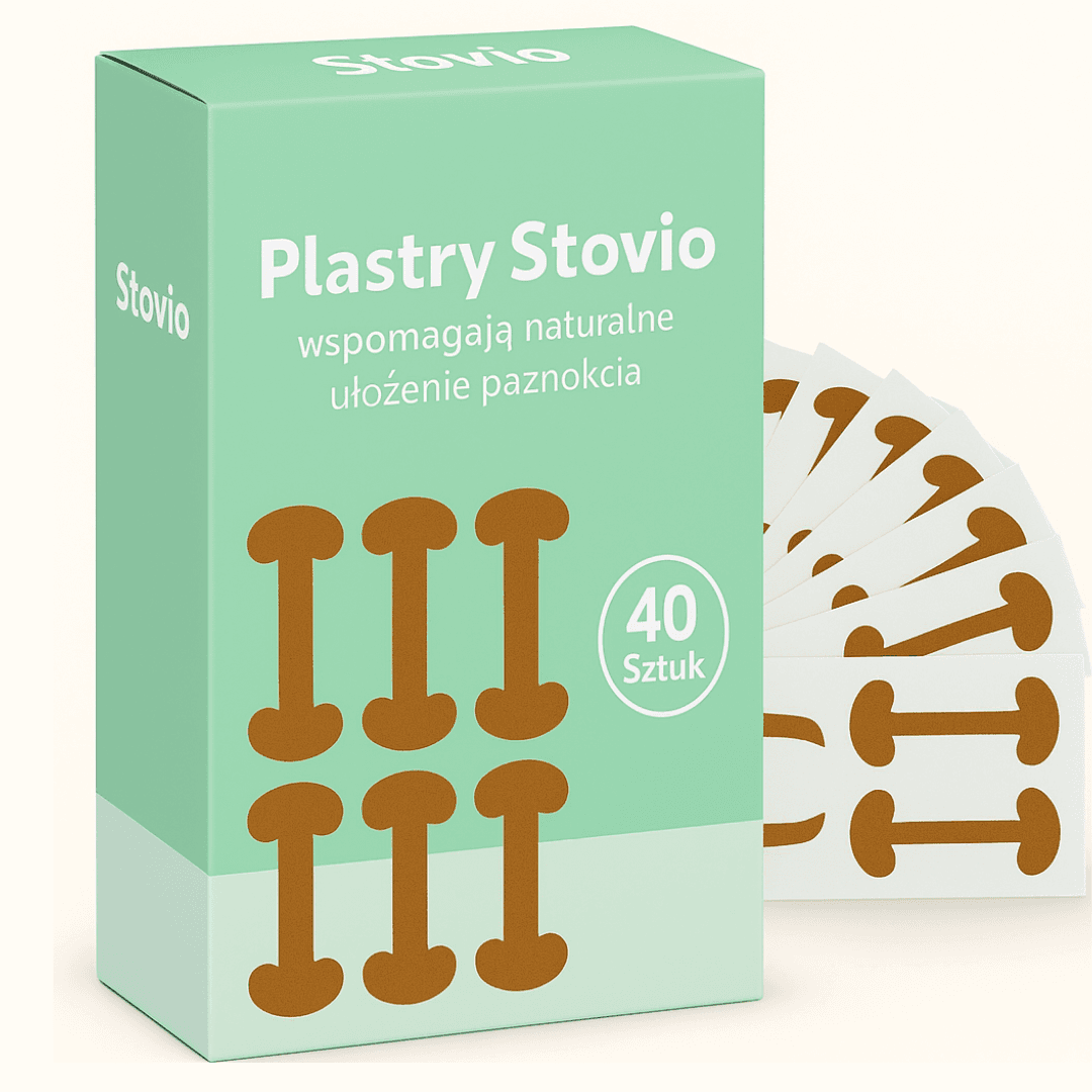 Stovio – Plastry wspierające prawidłowe ułożenie paznokcia