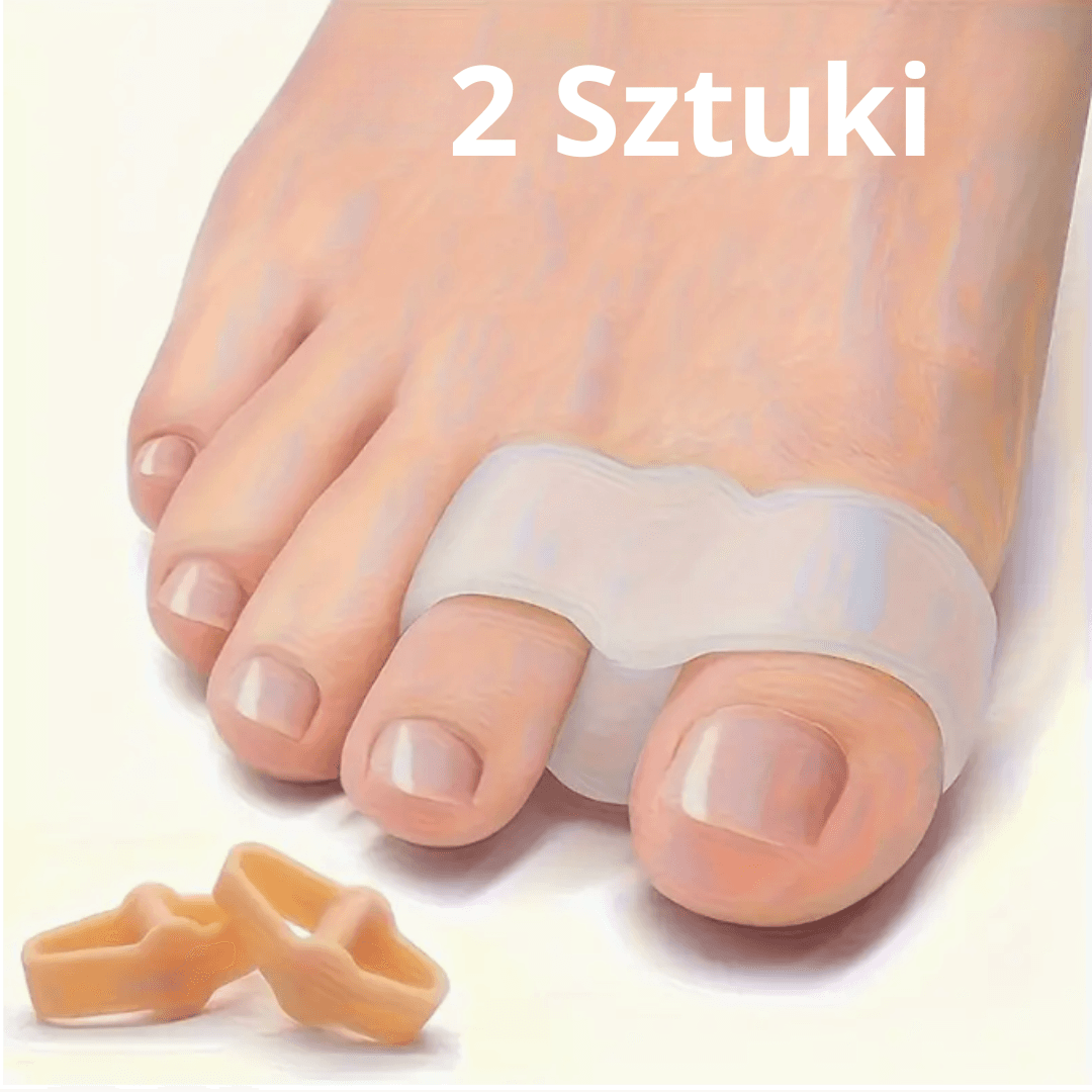 CozyToes - Miękkie silikonowe separatory palców